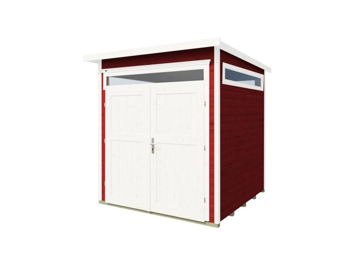 Weka Gartenhaus 265 Gr. 2 21 mm rot