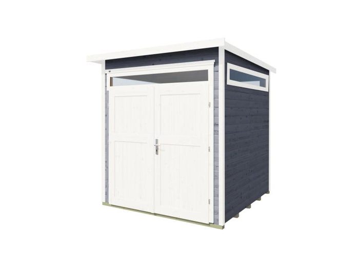 Weka Gartenhaus 265 Gr. 3 21 mm grau