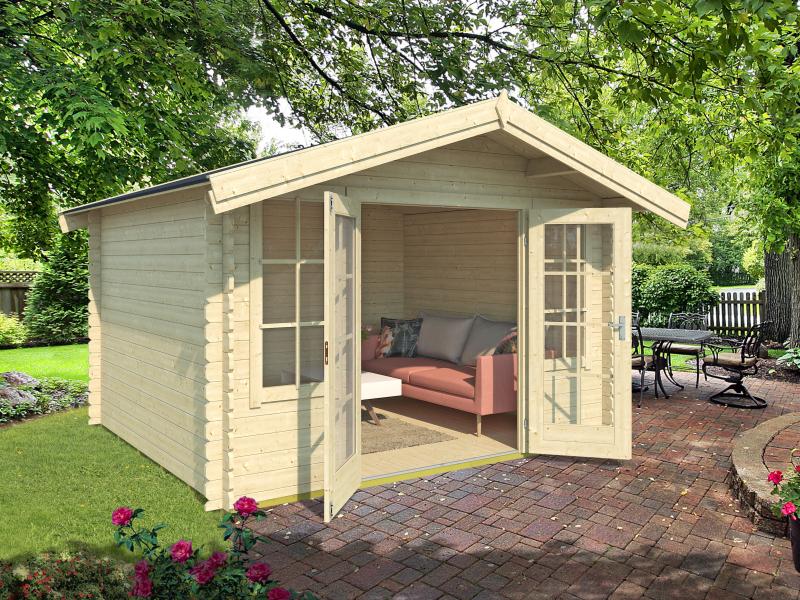 Weka Gartenhaus 284 natur 28 mm