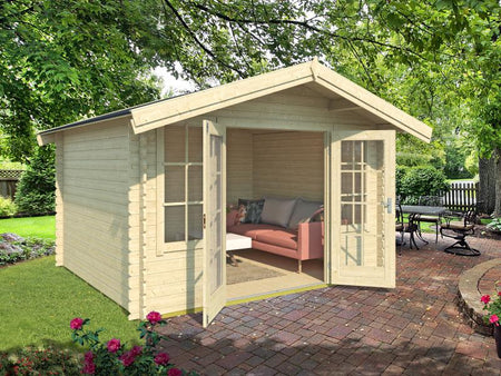 Weka Gartenhaus 284 natur 28 mm