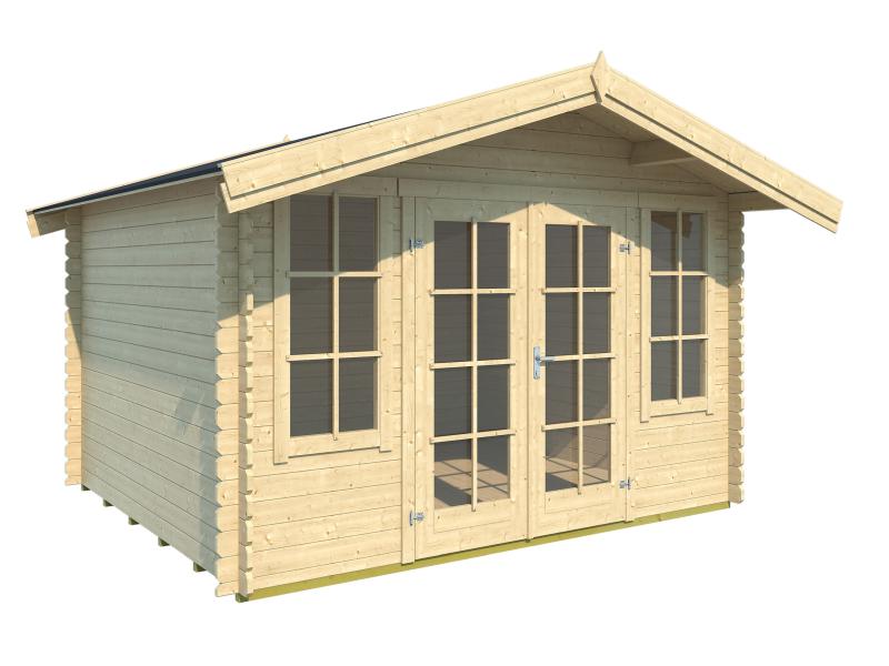 Weka Gartenhaus 284 natur 28 mm
