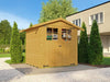 Weka Gartenhaus 316 Größe 2 mit Doppeltür Eiche hell