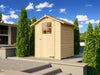 Weka Gartenhaus 317 Größe 1 mit Einzeltür natur