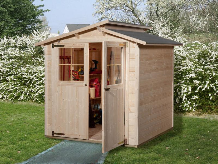 Weka Gartenhaus 323 Größe 2 natur
