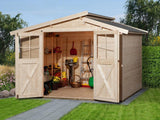 Weka Gartenhaus 323 Größe 3 natur