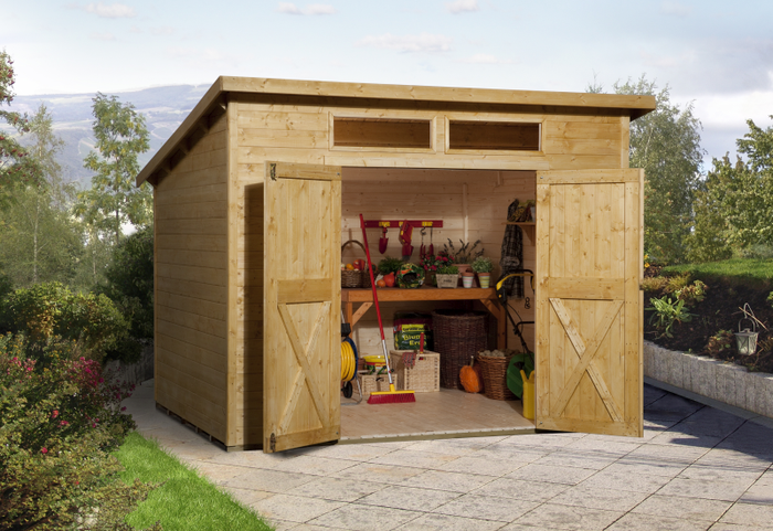 Weka Gartenhaus 325 A Größe 1 lasiert