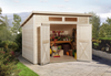 Weka Gartenhaus 325 A Größe 1 natur