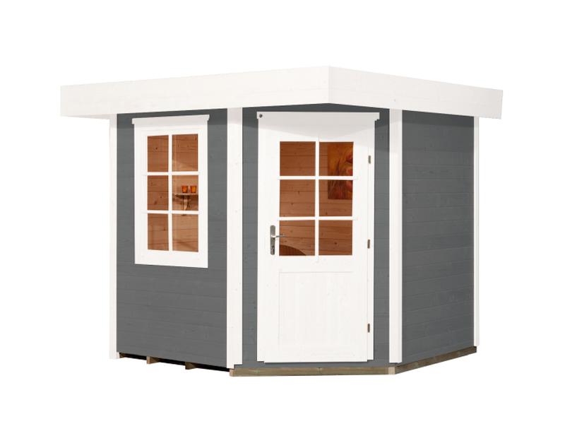Weka Gartenhaus 5-Eck-Haus 213 Gr 1 grau