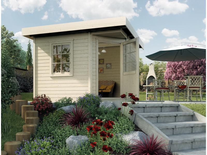 Weka Gartenhaus 5-Eck-Haus 213 Gr 1 natur