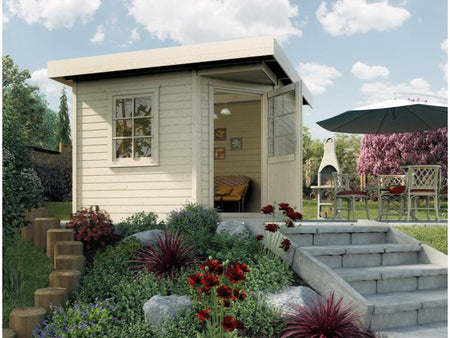Weka Gartenhaus 5-Eck-Haus 213 Gr 1 natur