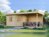 Weka Gartenhaus 5-Eck-Haus 213 Gr 1 natur Anbau 300 cm