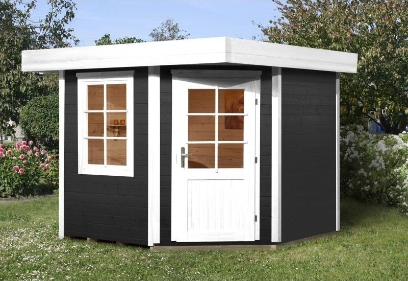 Weka Gartenhaus 5-Eck-Haus 213 Gr 1 anthrazit