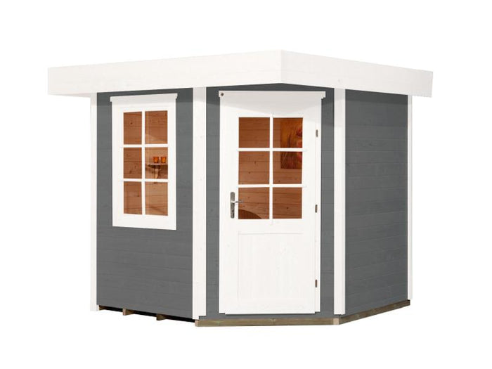 Weka Gartenhaus 5-Eck-Haus 213 Gr 2 grau