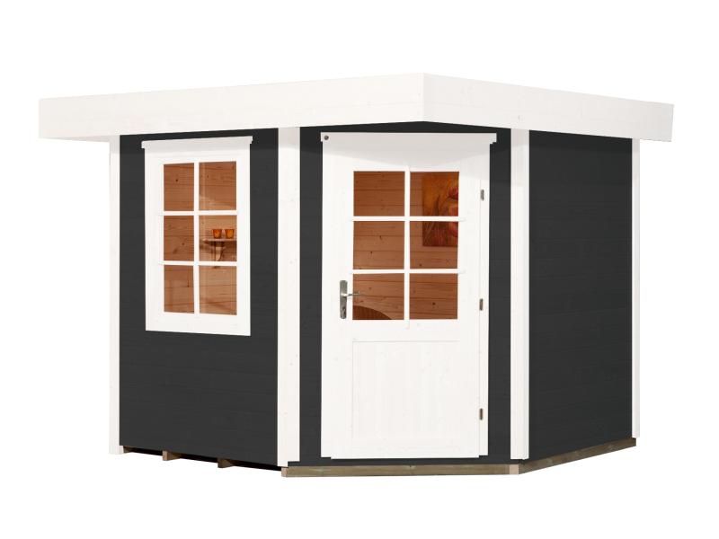 Weka Gartenhaus 5-Eck-Haus 213 Gr 2 anthrazit