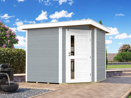 Weka Gartenhaus 5-Eck-Haus 229 A Gr 2 grau