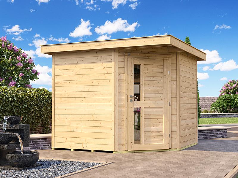 Weka Gartenhaus 5-Eck-Haus 229 A Gr 2 natur
