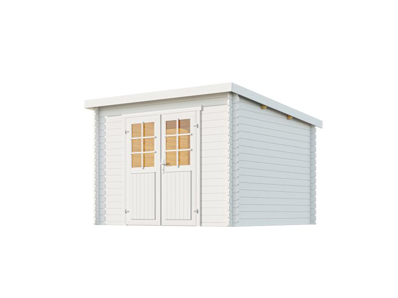 Weka Gartenhaus Fürth Gr. 2, Weiß lasiert