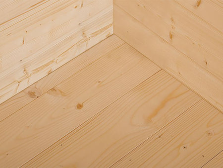 Weka Gartenhaus P 285 Gr. 0 graphitgrau 300 x 250