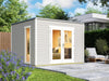 Weka Gartenhaus P 285 Gr. 1 hellgrau 28 mm