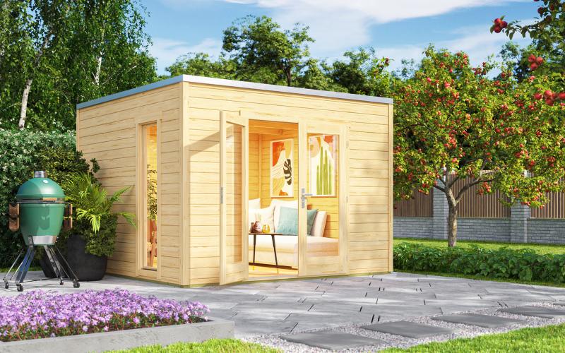 Weka Gartenhaus P 285 Gr. 1 naturbelassen 28 mm