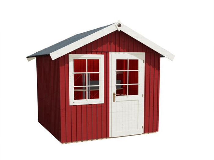 Weka Gartenhaus Schwedenhaus 410 Gr. 1 schwedenrot