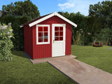 Weka Gartenhaus Schwedenhaus 410 Gr. 2 schwedenrot