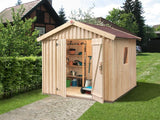 Weka Gartenhaus Schwedenhaus Größe 3 natur