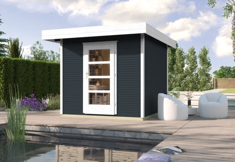 Weka Gartenhaus wekaLine 172 Größe 1 anthrazit