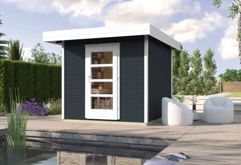 Weka Gartenhaus wekaLine 172 Größe 2 anthrazit