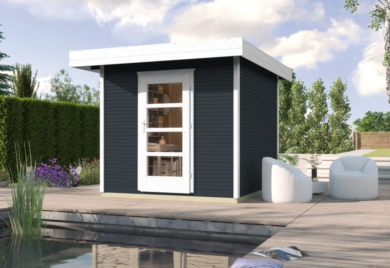Weka Gartenhaus wekaLine 172 Größe 3 anthrazit