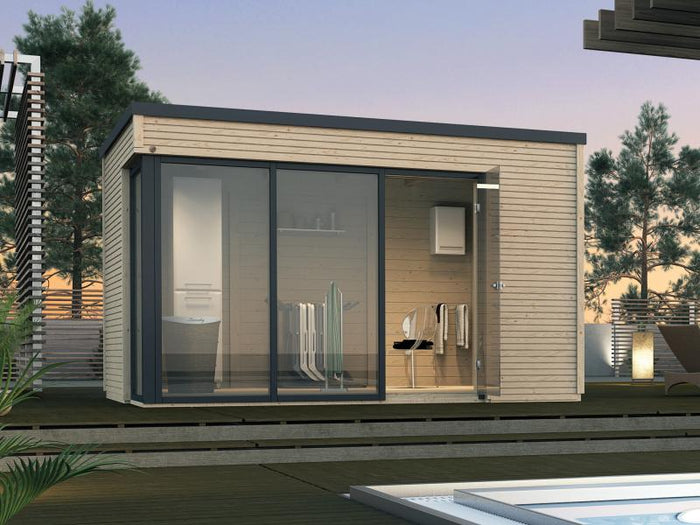 Weka Gartenhaus wekaLine 412 Größe 1 45 mm Premium