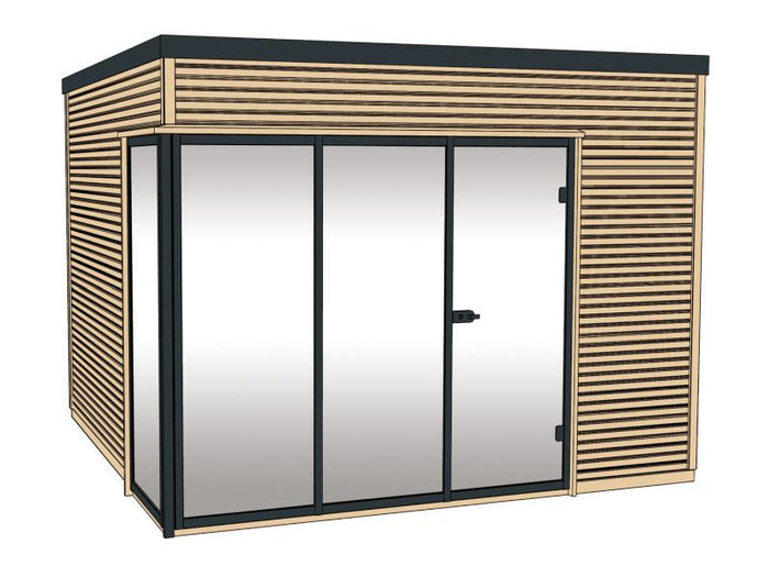 Weka Gartenhaus wekaLine 412 Größe 2 45 mm Premium