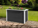 Weka Hochbeet 669  120 x 80 cm in anthrazit / weiss
