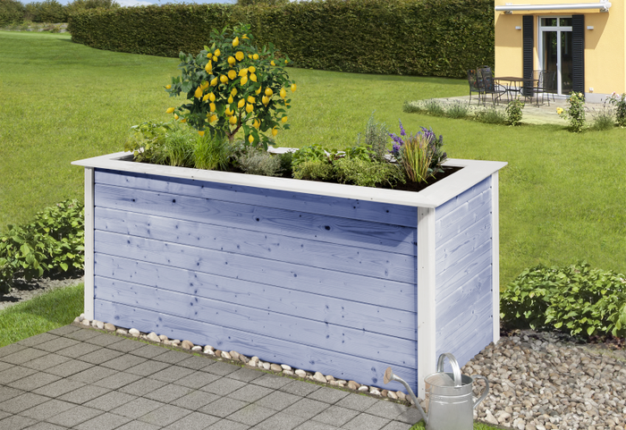 Weka Hochbeet 669 C 205 x 80 cm grau