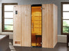 Weka Infrarot-Sauna-Kombikabine Uppsala mit Flächenstrahlern und Sauna-Bioofen 3,6 kW