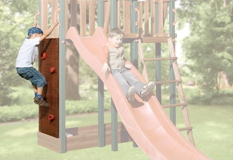 Weka Kletterwand mit 5 Steinen