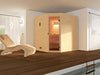 Weka Massivholzsauna 38 mm Valida Eck 1.8 GT