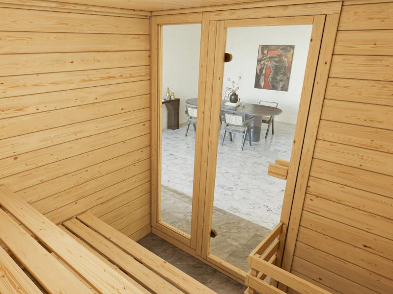 Weka Massivholzsauna Valida 3 GTF