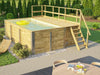 Weka Pool 595 Gr. 1 Folie sand  inkl. Sandfilteranlage und Technikraum