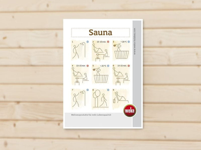 Weka Sauna Baderegeln