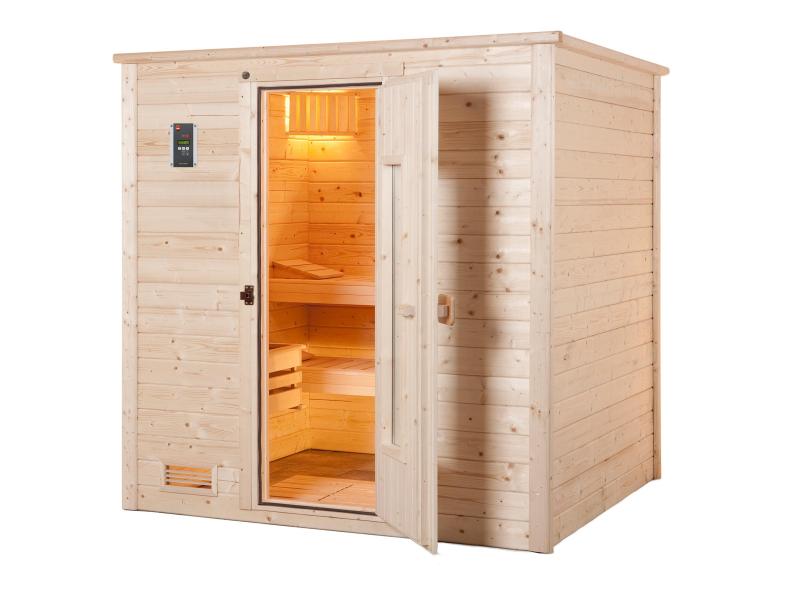 Weka Sauna Bergen Gr. 1,8 inkl. 7,5 kW OS