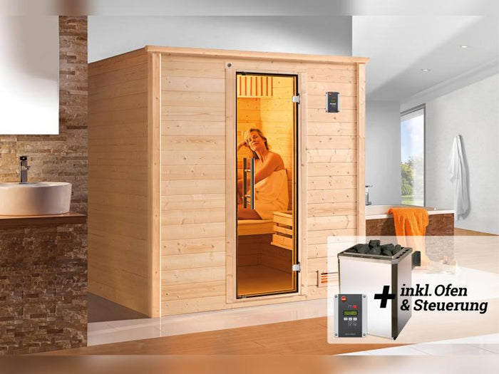 Weka Sauna Bergen Gr.1,8 inkl. 7,5 kW BioS