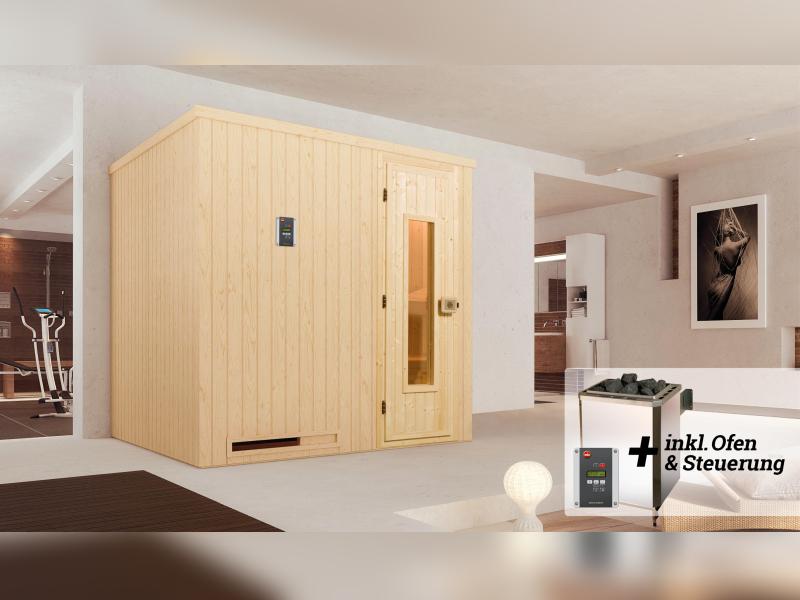Weka Sauna Halmstad Gr.1 inkl. 7,5 kW BioS