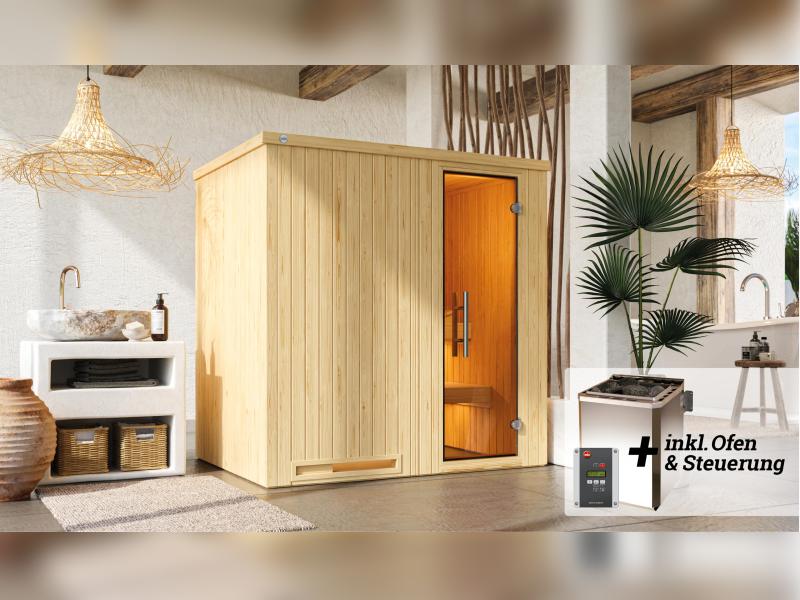 Weka Sauna Halmstad Gr.1 inkl. 7,5 kW BioS
