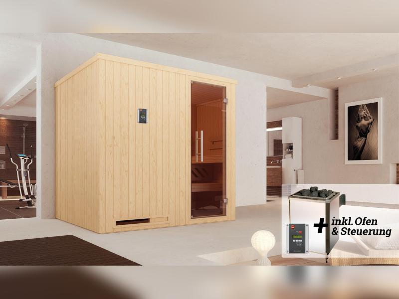 Weka Sauna Halmstad Gr.2 inkl. 7,5 kW BioS