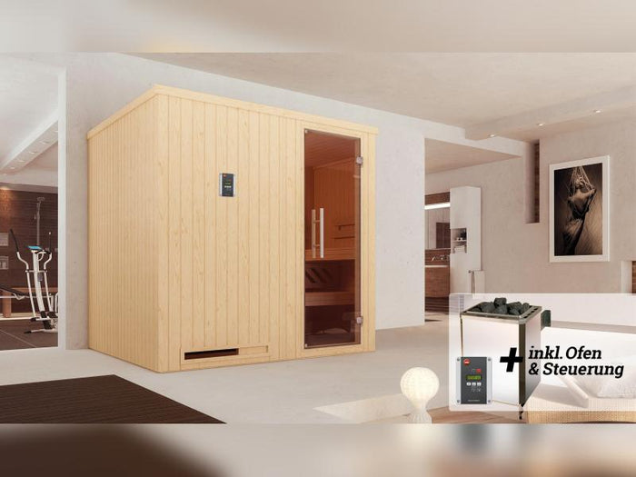Weka Sauna Halmstad Gr.2 inkl. 7,5 kW BioS