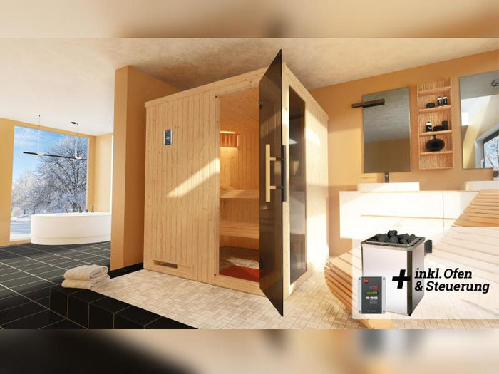 Weka Sauna Halmstad Gr.2 inkl. 7,5 kW BioS