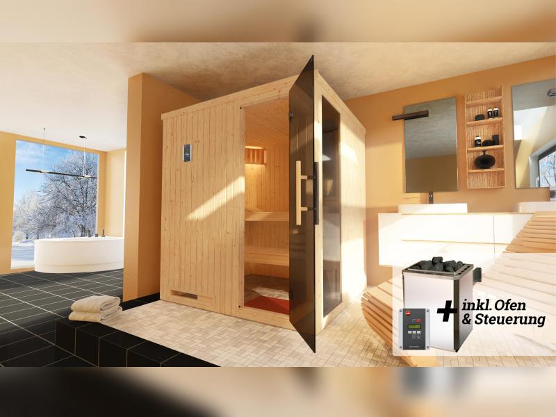 Weka Sauna Halmstad Gr.2 inkl. 7,5 kW BioS
