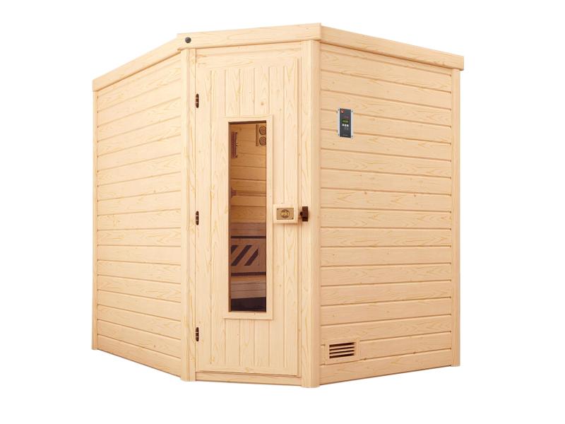 Weka Sauna Turku Gr. 2 HT, inkl. 9 kW Ofen Kompakt mit integr. Steuerung