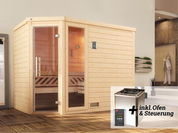 Weka Sauna TURKU Gr. 3 inkl. 7,5 kW BioS